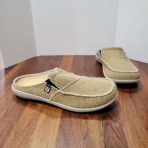 Spenco Siesta Slide Lightweight Slip On Tan Arch Support Size 10