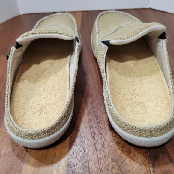 Spenco Siesta Slide Lightweight Slip On Tan Arch Support Size 10