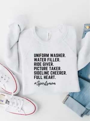 Sports Mom Premium Bella Canvas Sweatshirt