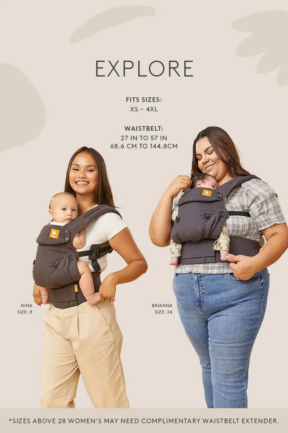 Spring Green - Seersucker Explore Baby Carrier