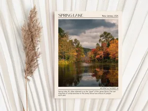 Spring Lake Wall Canvas, USA