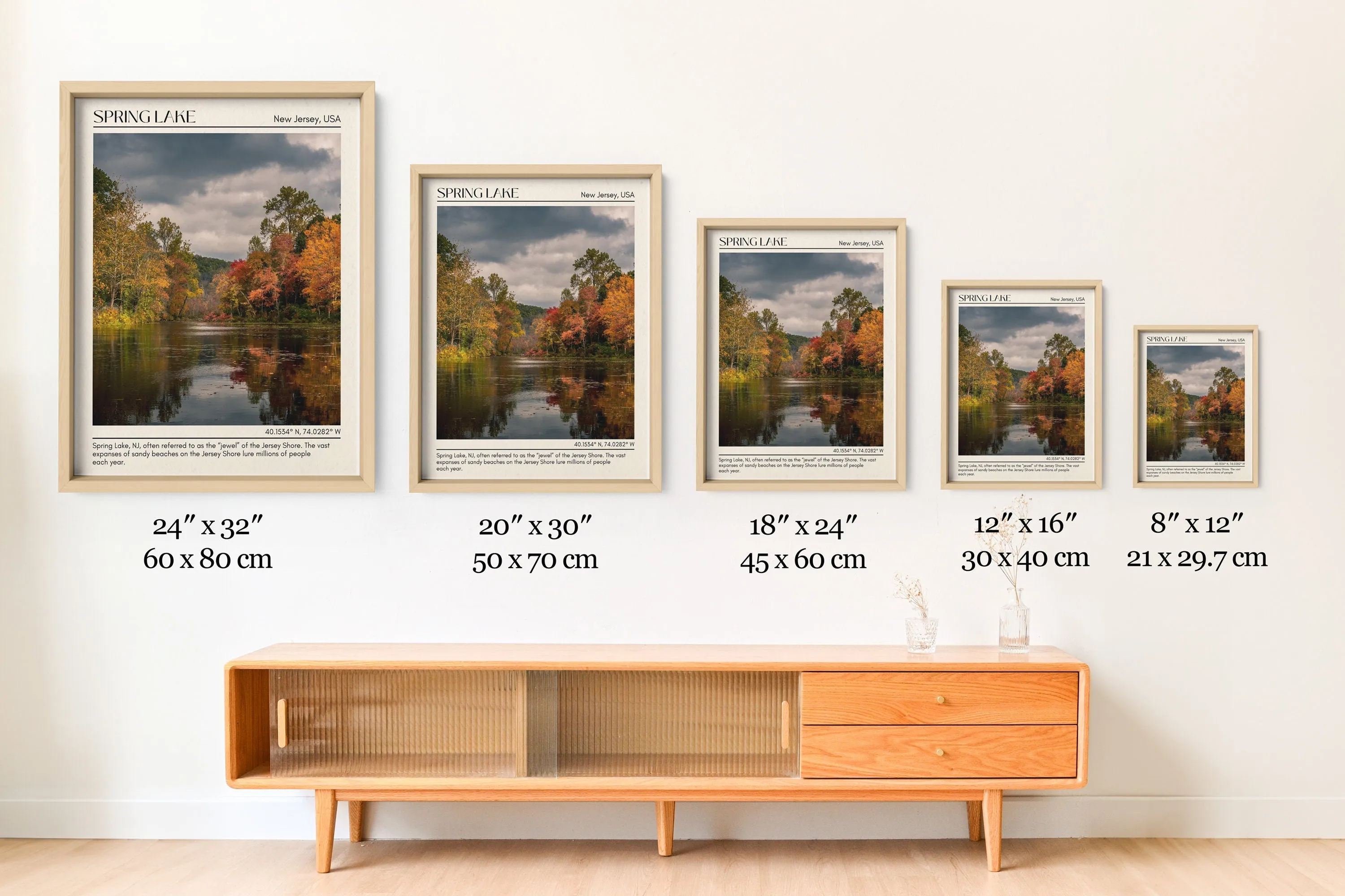 Spring Lake Wall Canvas, USA