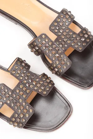 Studded Leather Oran Sandal