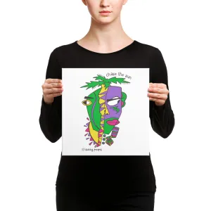 Sunny Spirit Face - Canvas Art
