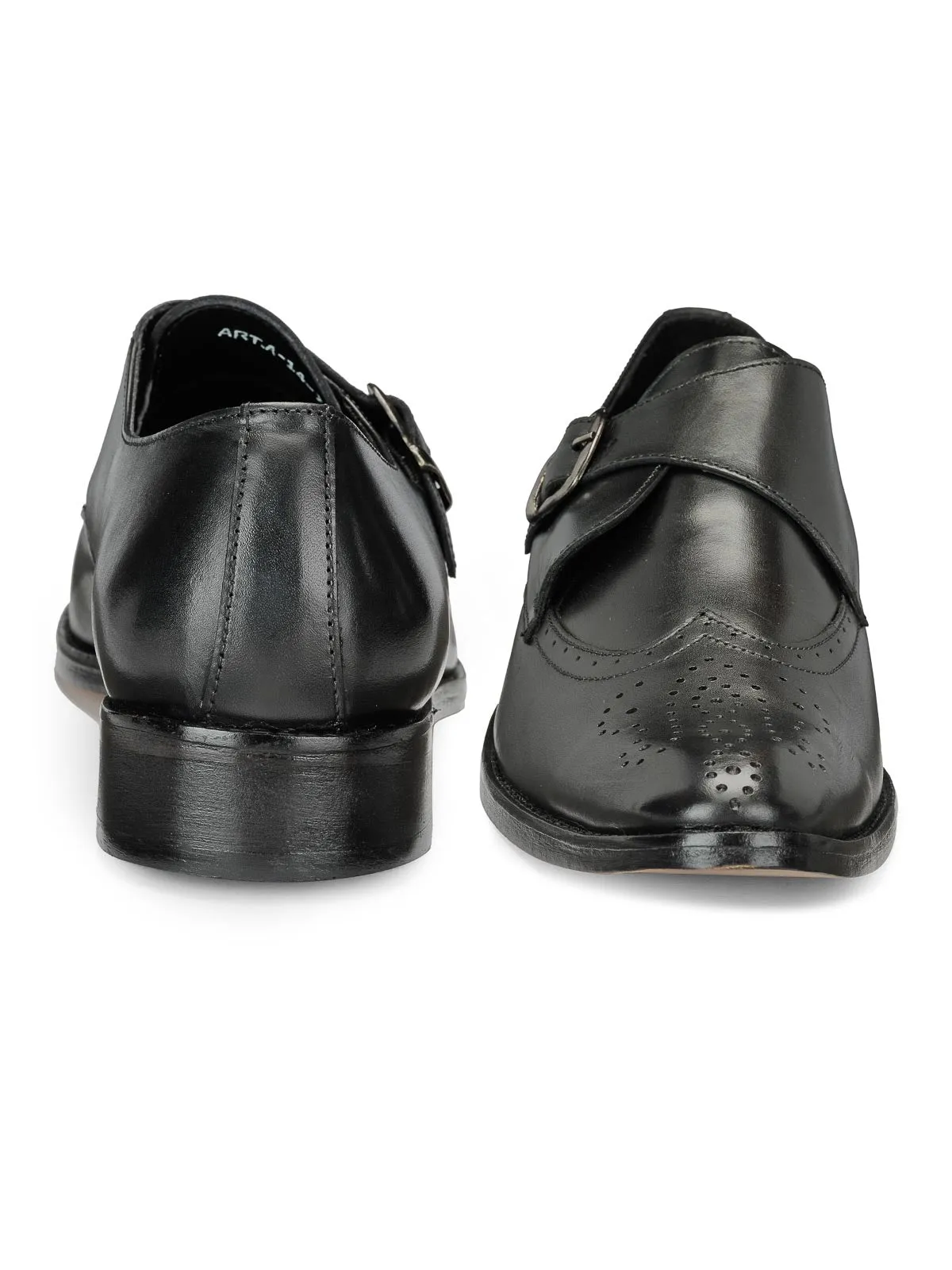Teakwood Genuine Leather Monk Shoes