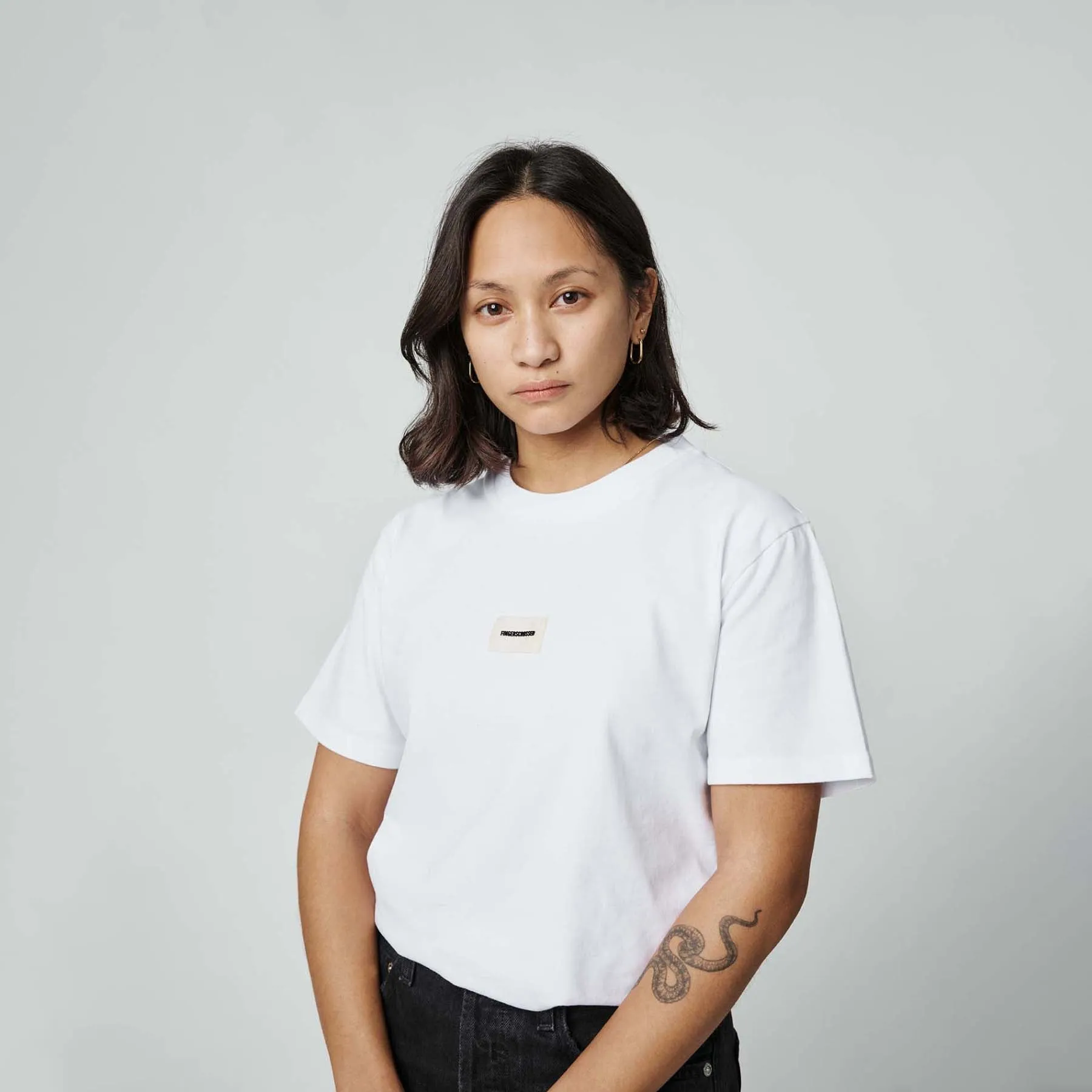 Tee Classic Logo - White