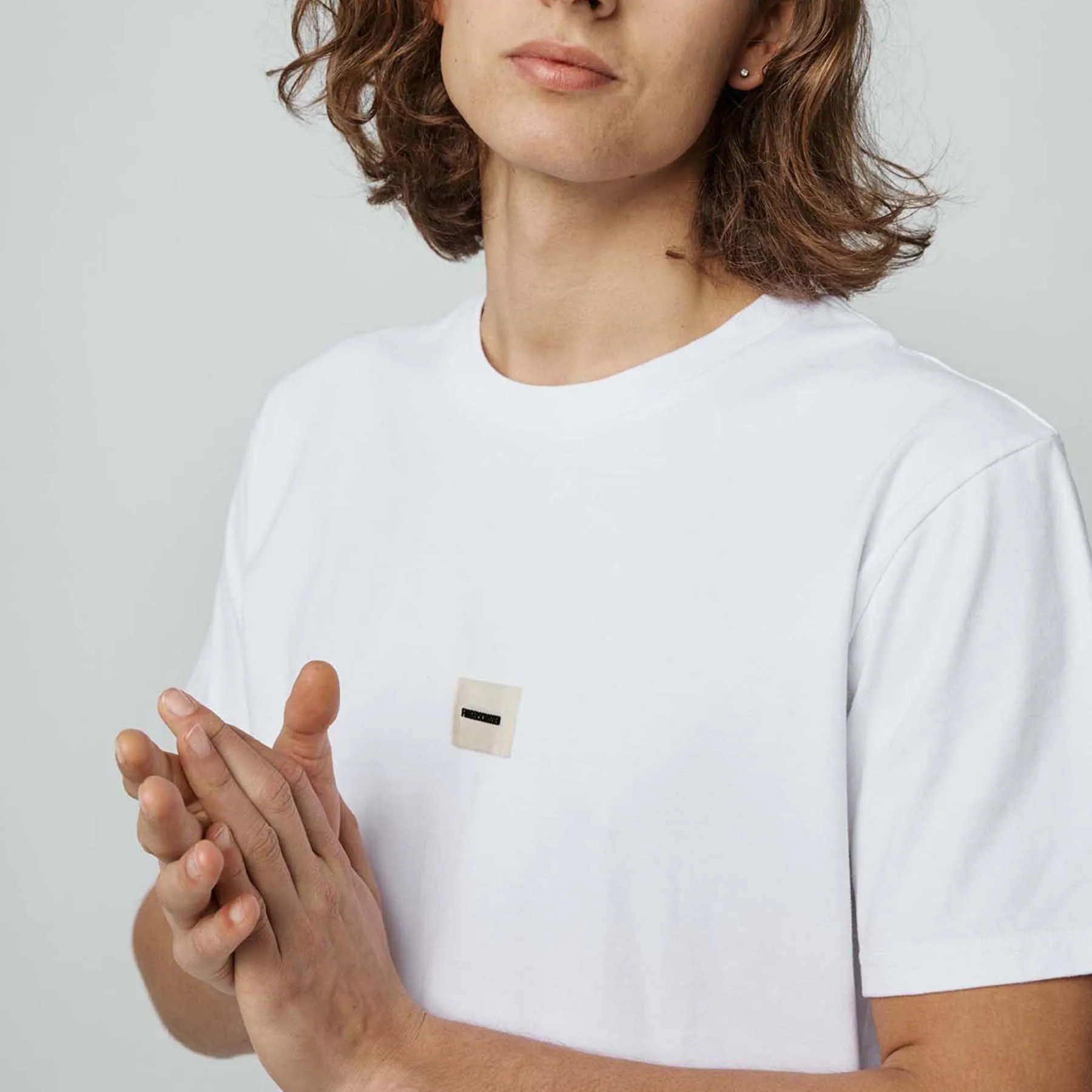 Tee Classic Logo - White