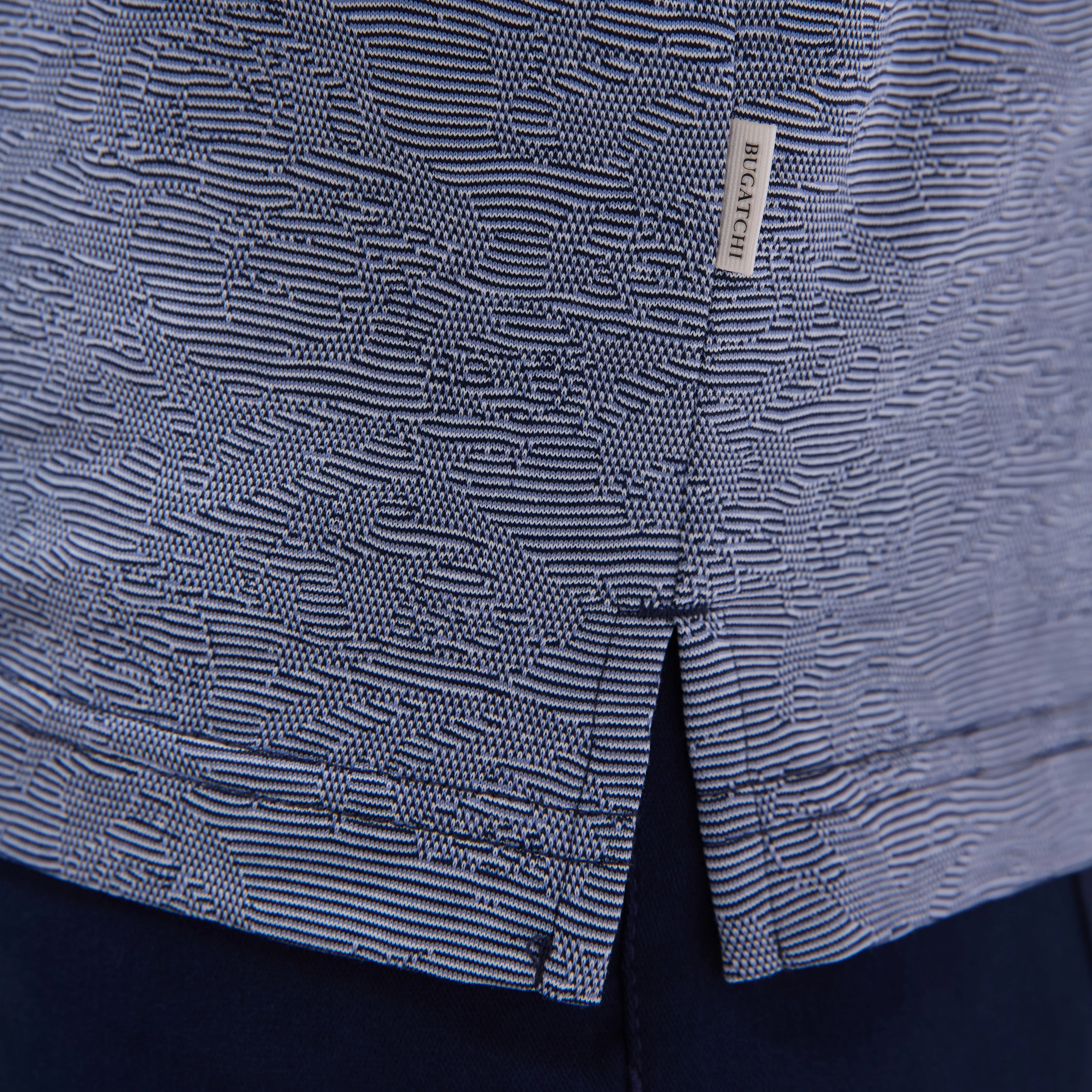 Textured Jacquard Polo Shirt
