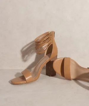 Thick Ankle Strap Block Heel