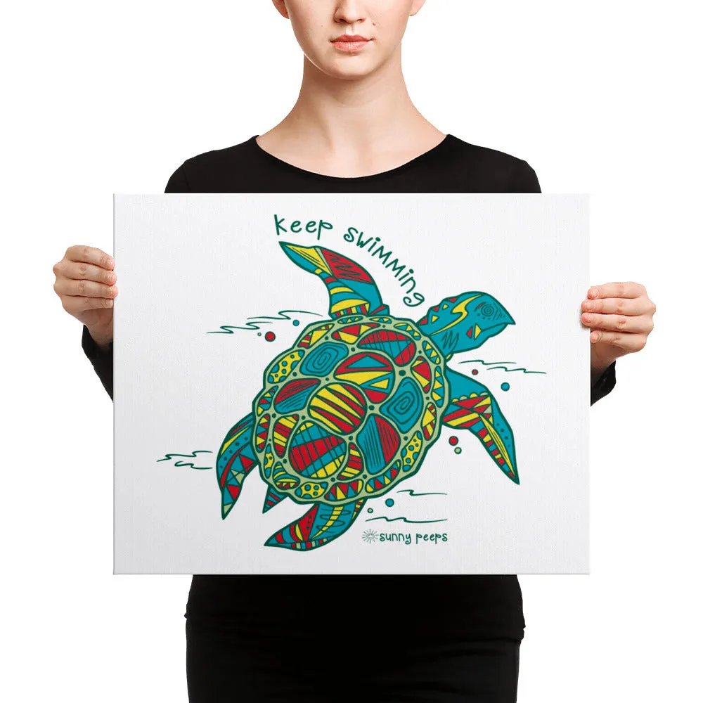 Tipsy Turtle - Canvas Art