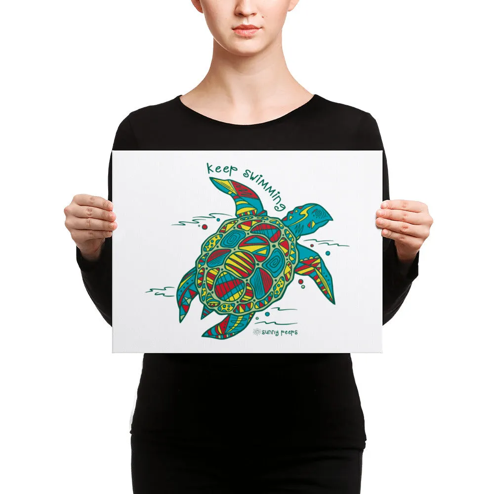 Tipsy Turtle - Canvas Art