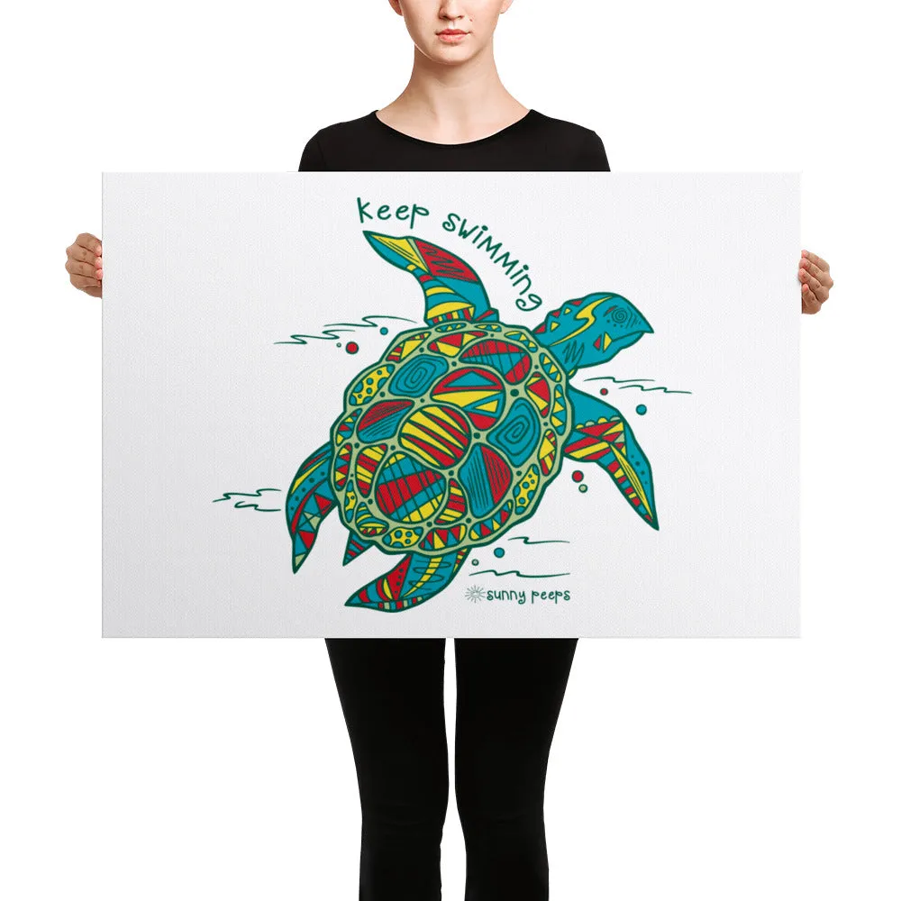 Tipsy Turtle - Canvas Art