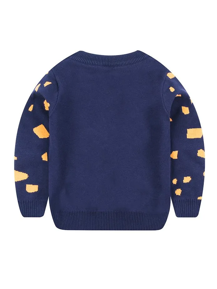 Toddler Big Boys Giraffe Sweater