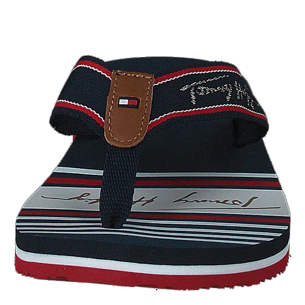 Tommy Signature Beach Sandal Rwb