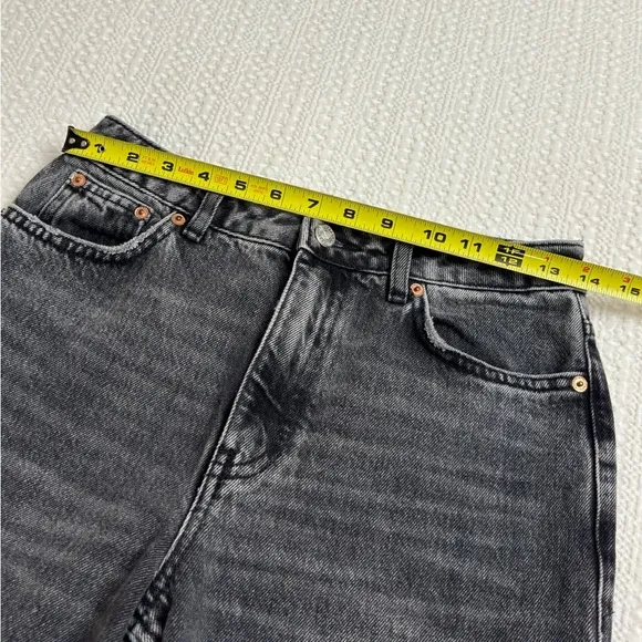 TopShop Gray Mom Jeans Size W28 L34 Streetwear Classic Casual  Minimalist