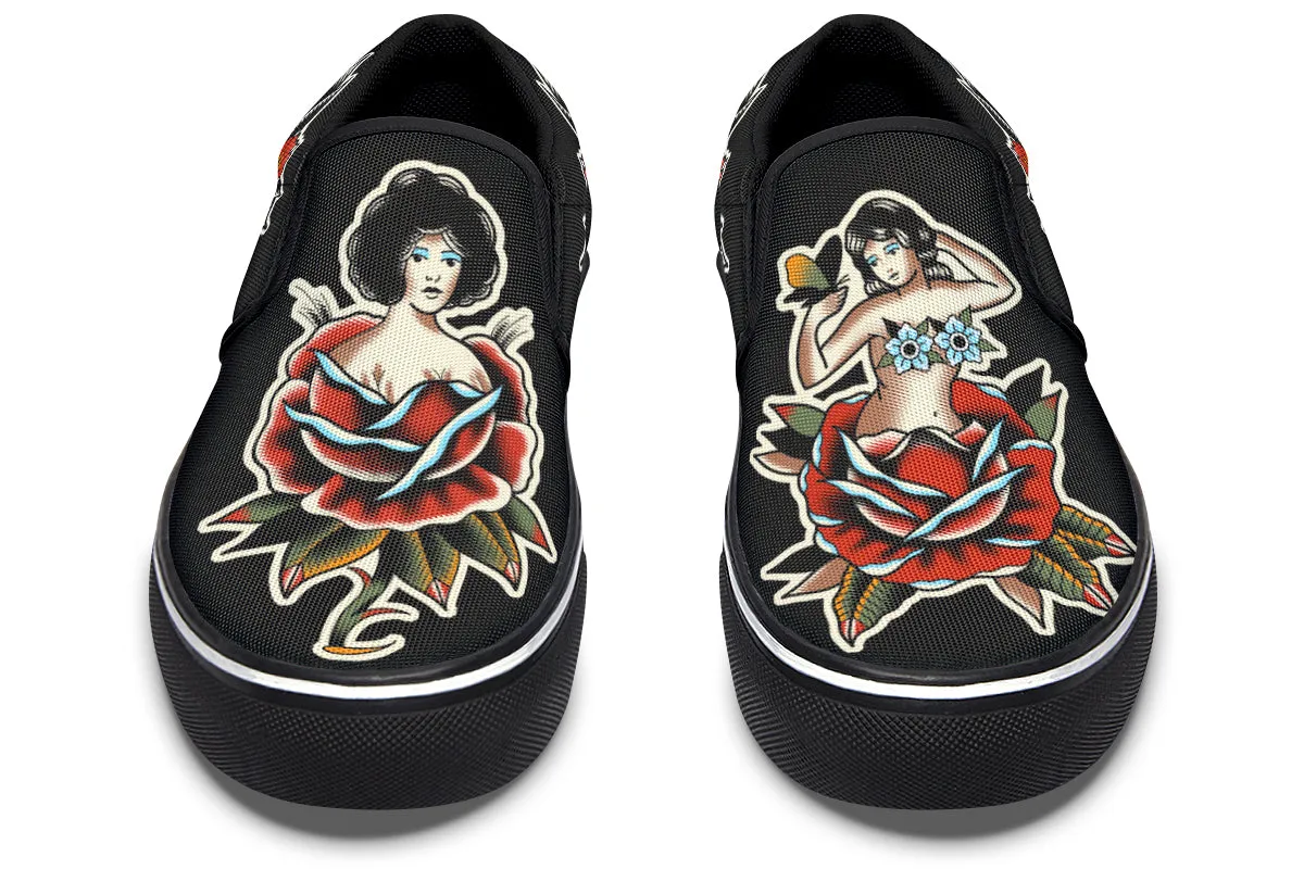 Traditional Ladies Slip On Shoes