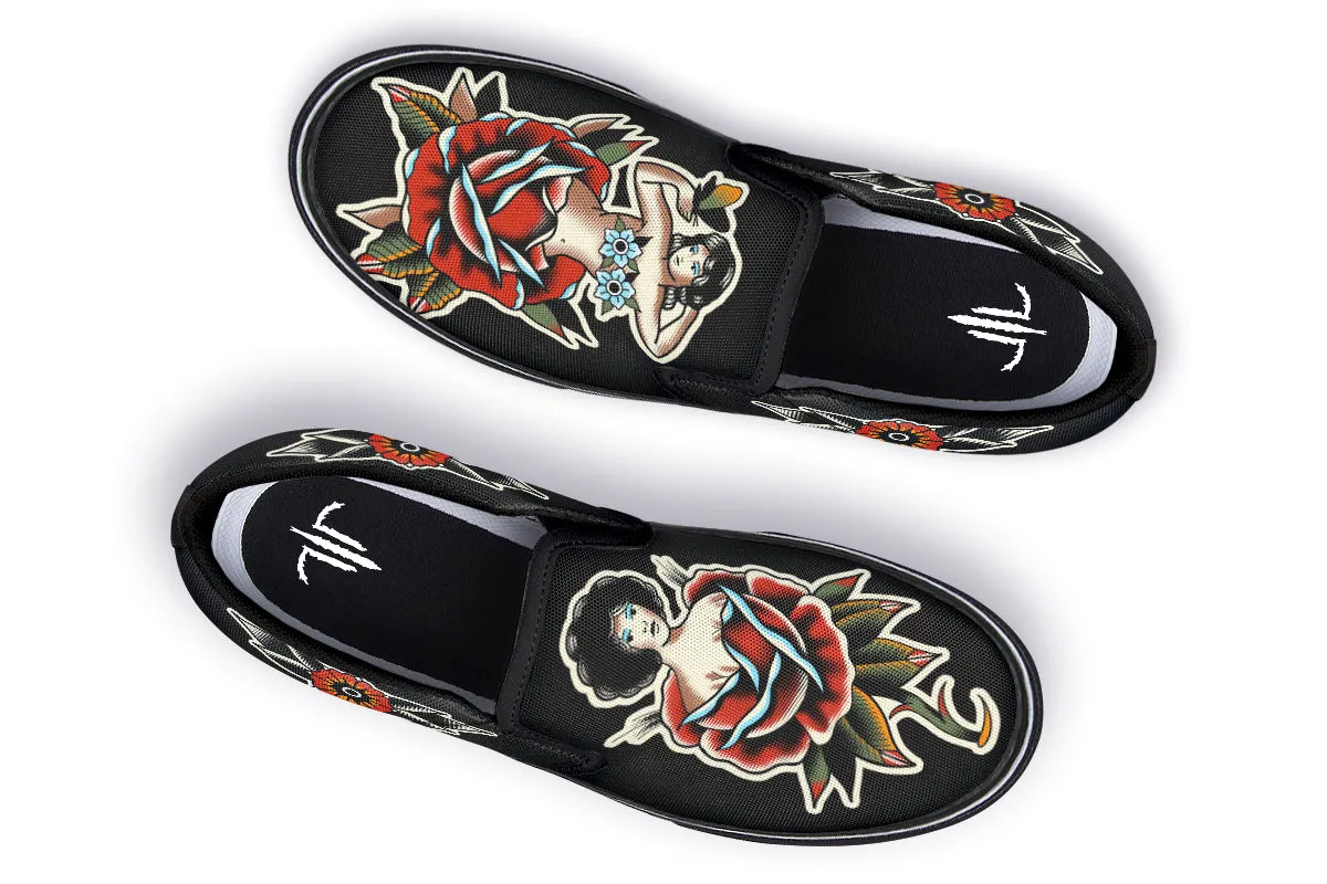 Traditional Ladies Slip On Shoes