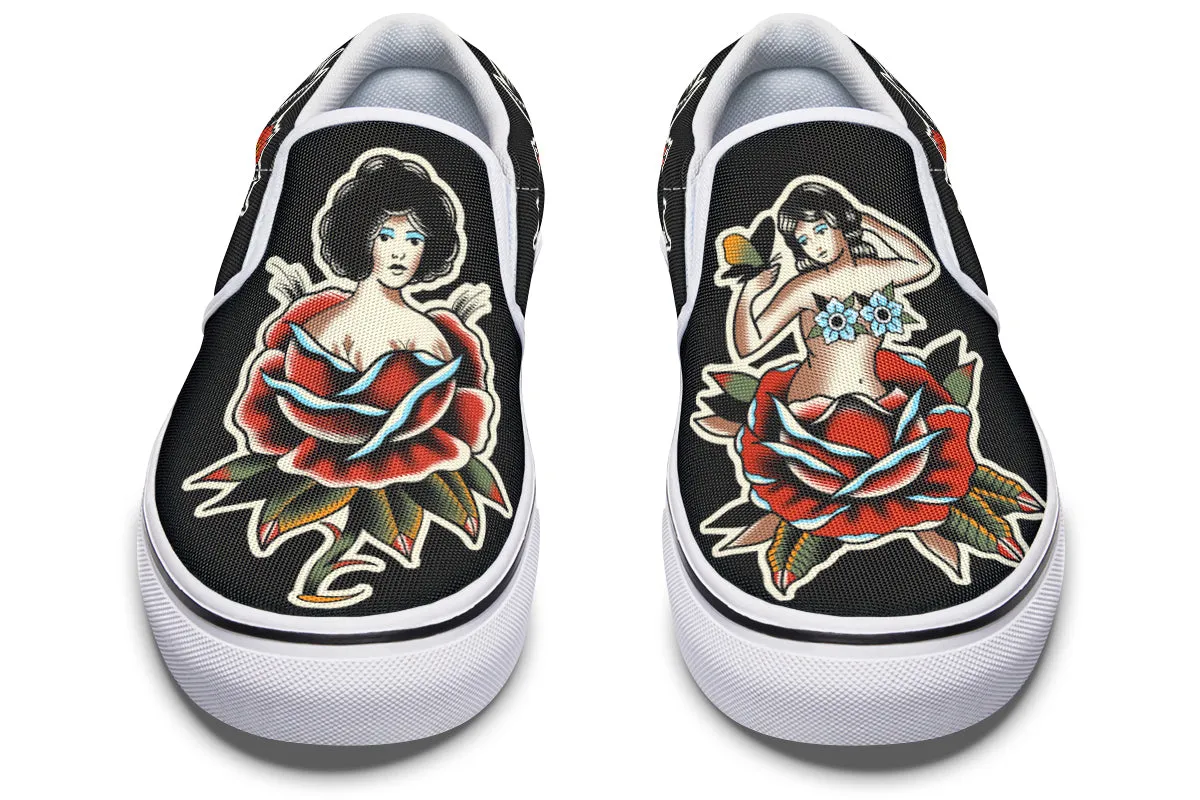 Traditional Ladies Slip On Shoes