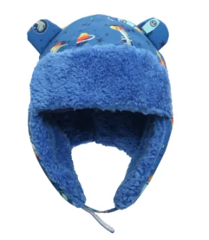 Trapper Hat Dino Blue
