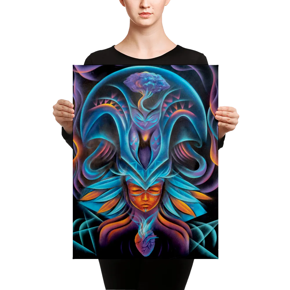 Tribal Heart Canvas