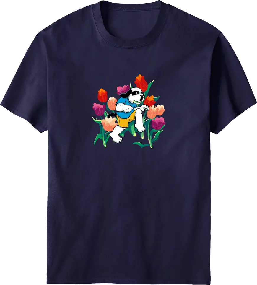 Tulip Dog T-shirt