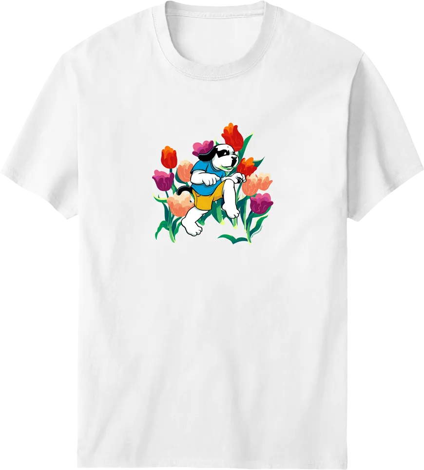 Tulip Dog T-shirt