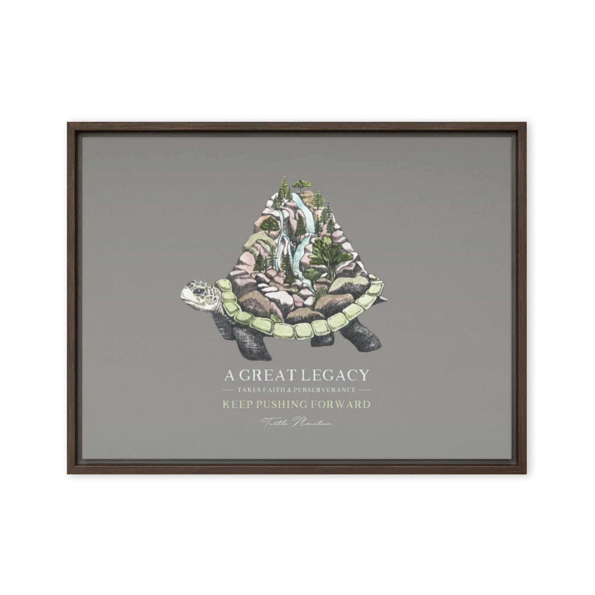 Turtle Mountain Canvas Print