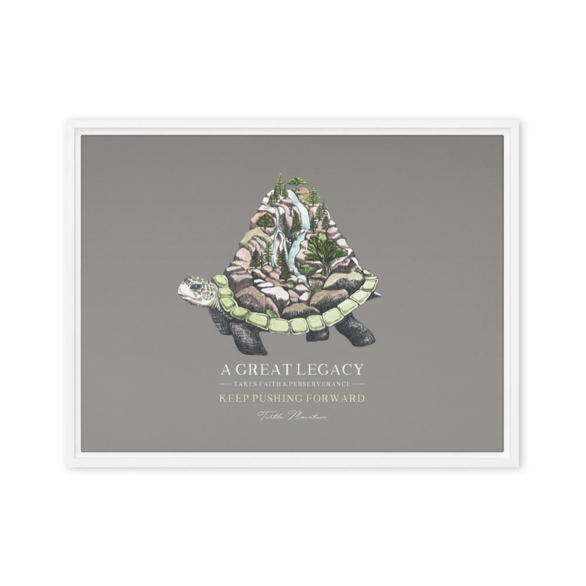 Turtle Mountain Canvas Print