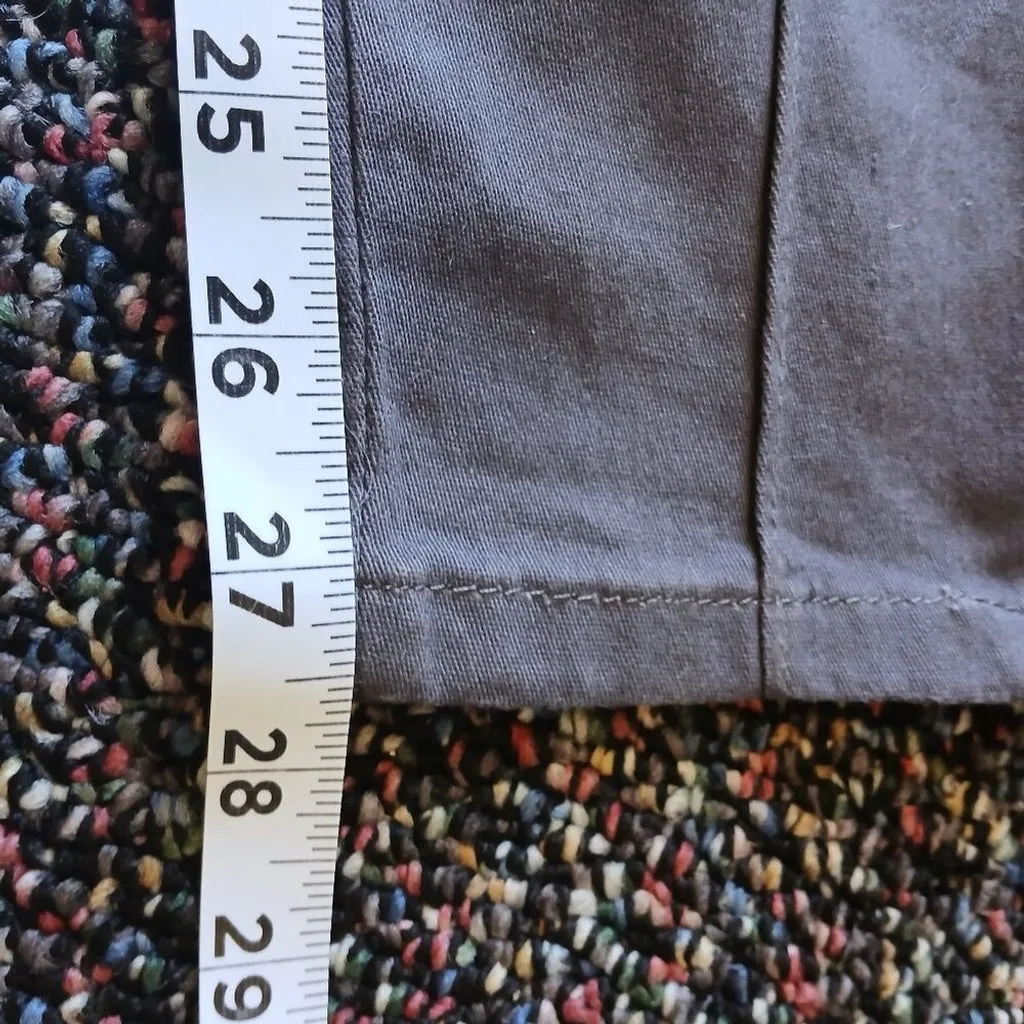 UGC Forever 21 Charcoal Grey Skinny Slacks with ankle zippers size lg