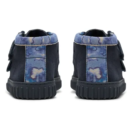 UK 8 Torhill Navy Camo Suede