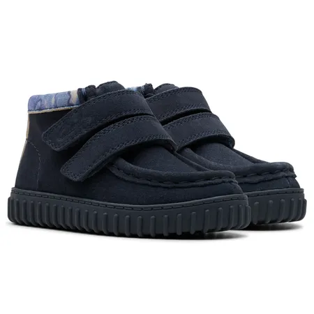 UK 8 Torhill Navy Camo Suede