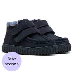 UK 8 Torhill Navy Camo Suede