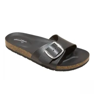 Universal Thread Womens Cameron Single Band Footbed Sandals 89998530 Black 6M