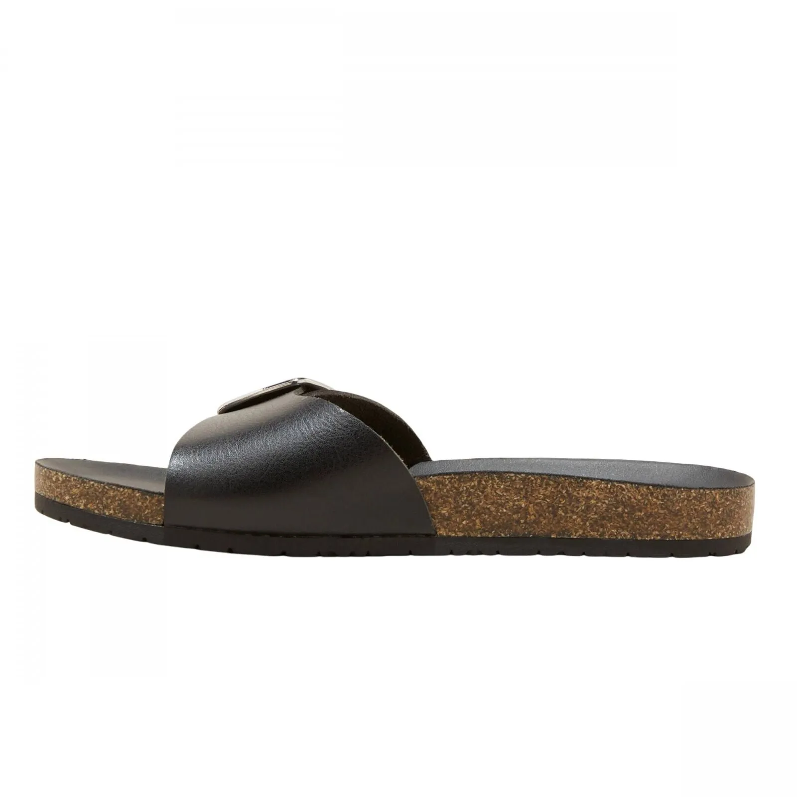 Universal Thread Womens Cameron Single Band Footbed Sandals 89998530 Black 6M