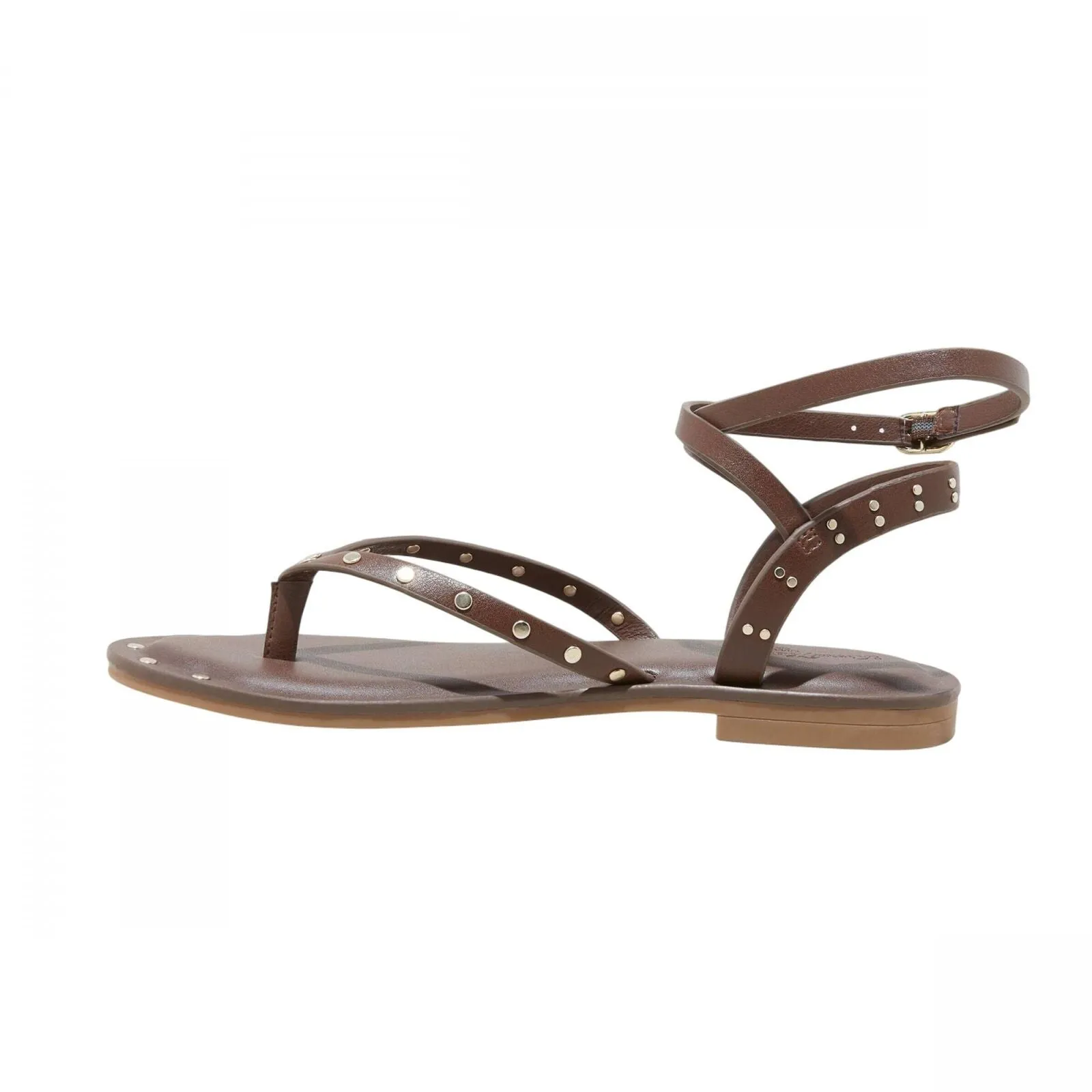 Universal Thread Womens Nikki Studded Thong Sandals 89998544 Brown 7.5M