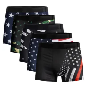 USA FLAG BOXER-5 PACKS