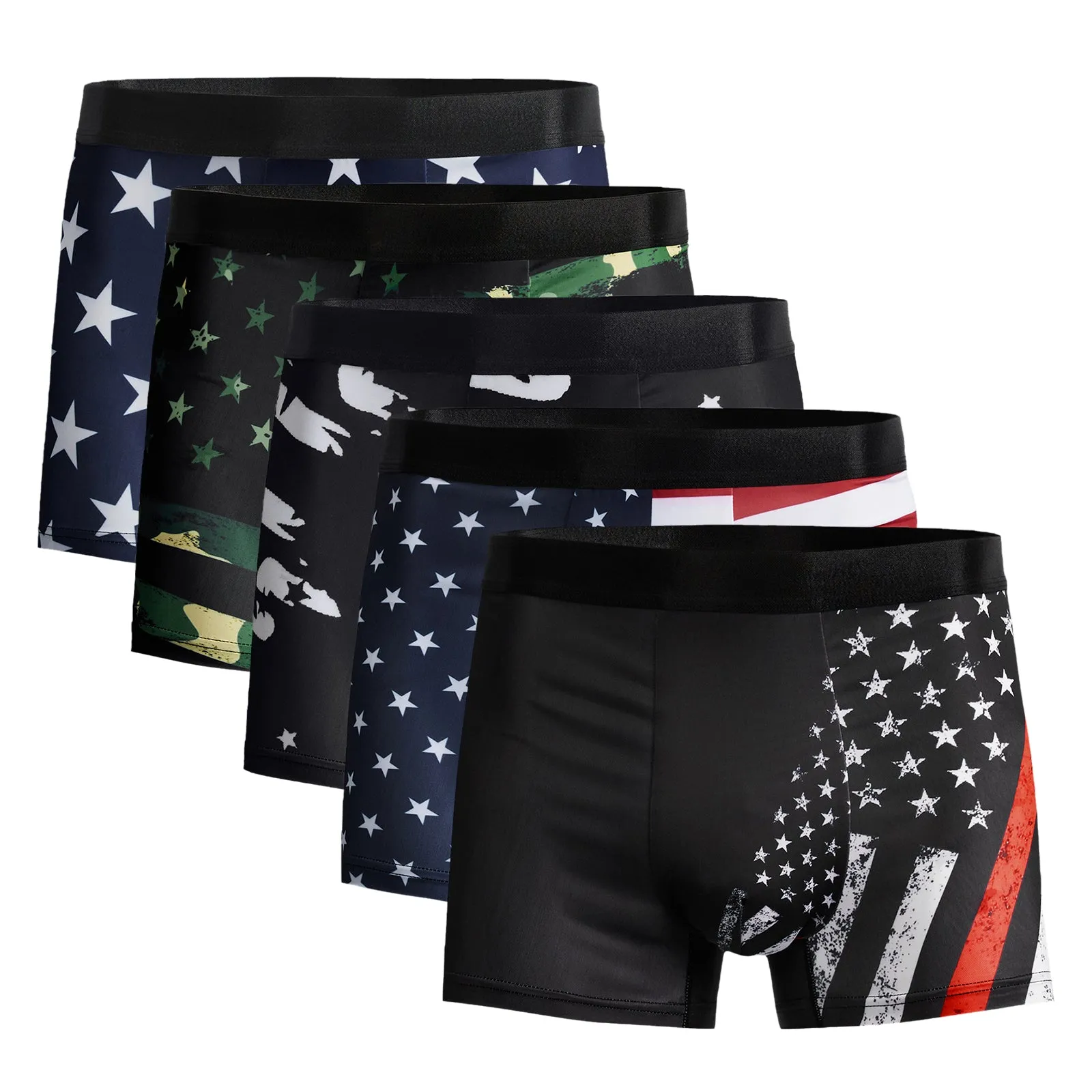 USA FLAG BOXER-5 PACKS