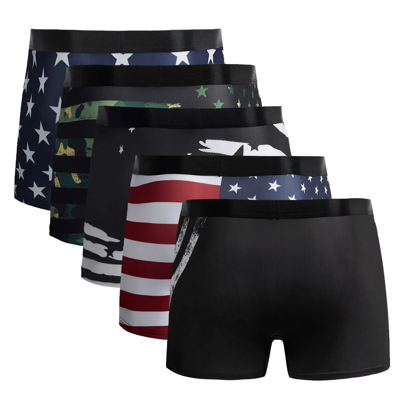 USA FLAG BOXER-5 PACKS