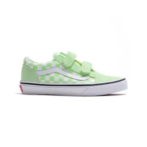 Vans Kids Old Skool V - Color Theory Checkerboard Pistachio Green
