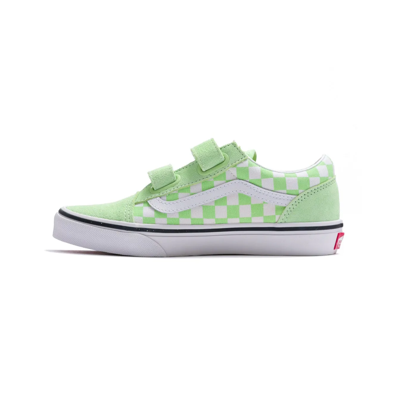 Vans Kids Old Skool V - Color Theory Checkerboard Pistachio Green