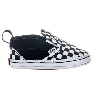 Vans Slip-On V Crib - (Checkerboard) Black/True White