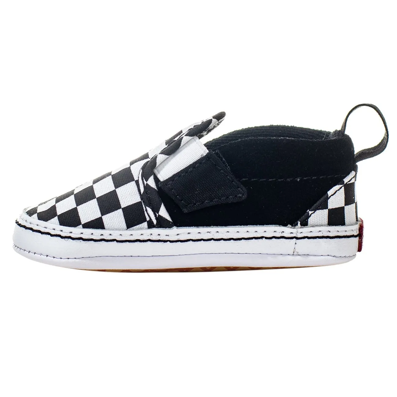 Vans Slip-On V Crib - (Checkerboard) Black/True White