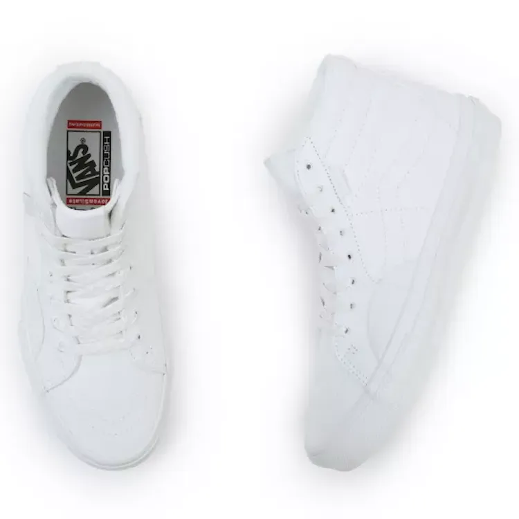 Vans X Lovenskate Skate SK8 Hi Shoes White/White