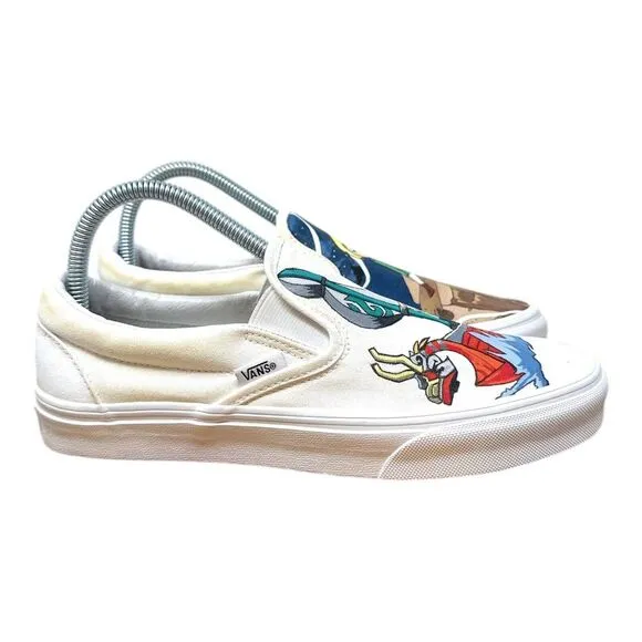 Vans X Nintendo Legend Of Zelda Parisian Classic Slip-On Rare US M 6.5 / W 8