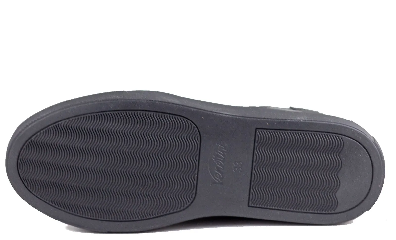 Venenttini Boy's June Black Valvet Casual Shoes
