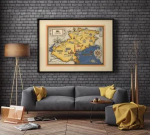 Venetia Map Print| Art History
