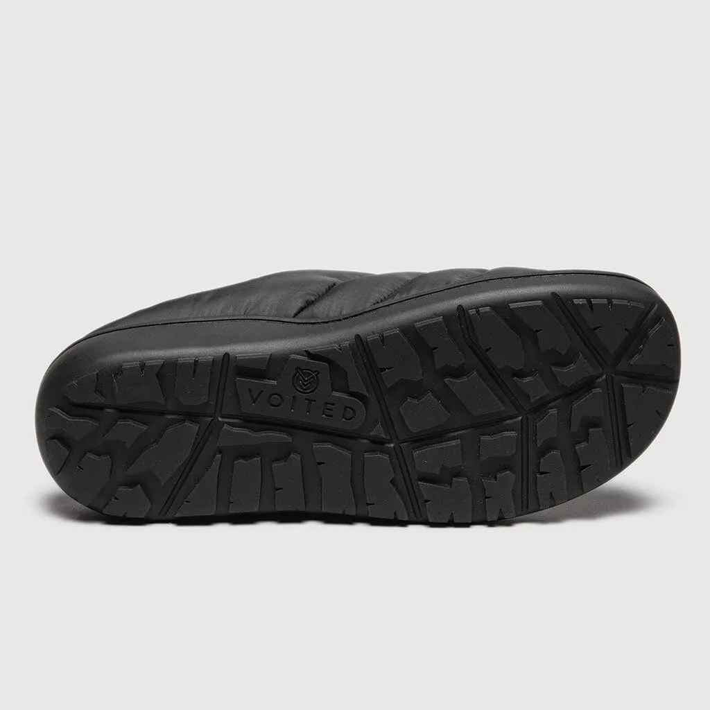 VOITED Soul Slipper - Lightweight, Indoor/Outdoor Camping Slippers - Black-V19