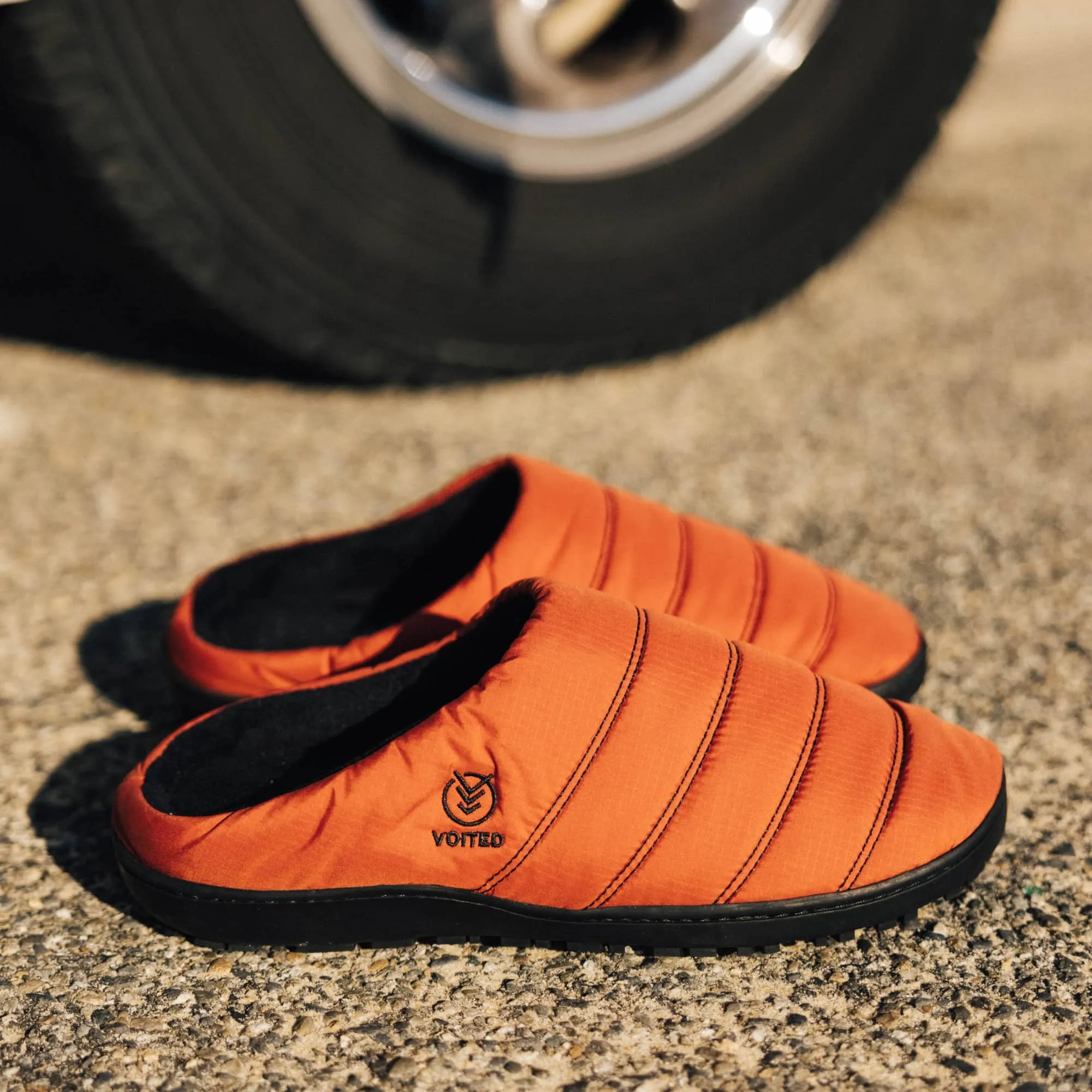 VOITED Soul Slipper - Lightweight, Indoor/Outdoor Camping Slippers  - Cinnabar