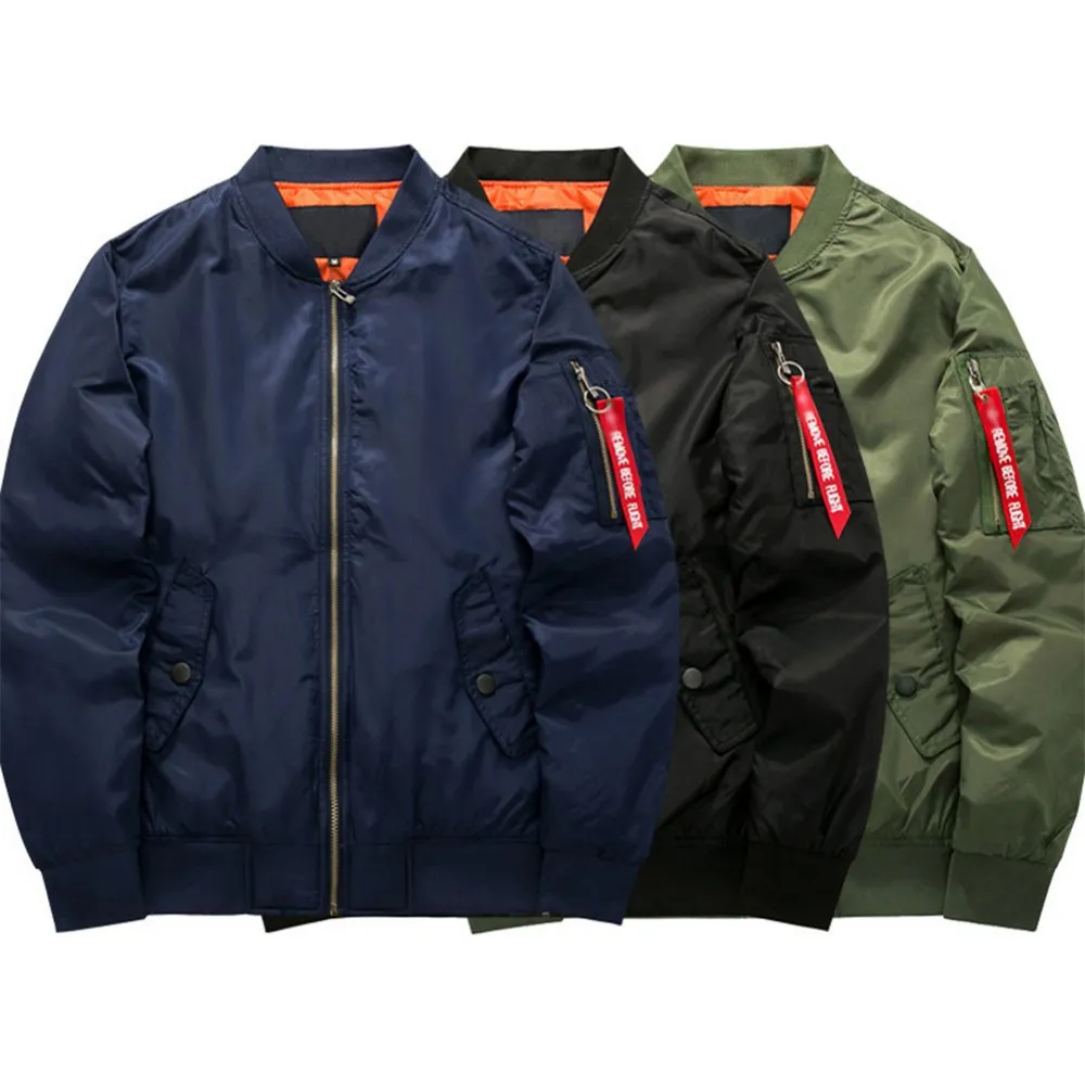 Warm Winter Casual Jacket -  Navy blue_M