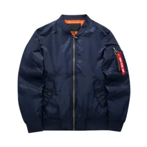 Warm Winter Casual Jacket -  Navy blue_M